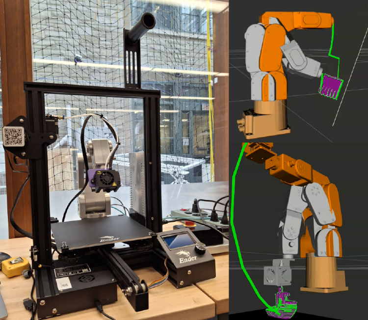 Robotic 3D Printing with a Meca500
