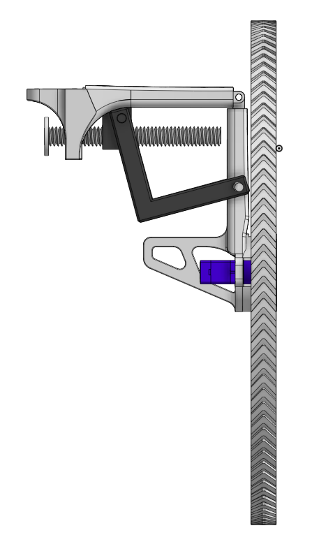 Hinge Mechanism Side View
